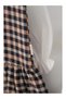 Girl's Brown Plaid Gilet Dress Set - Black - 4