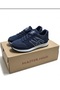 Men's Navy Blue Sports Shoes Lightweight Flexible Comfortable Non-Slip Sole Walking Shoes - 5