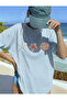 Unisex Men/Women Deni̇zkap Custom Printed Oversize Cotton T-Shirt - 2