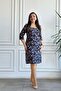 Square Neck Flannel Dress - 3