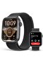 Smart Watches for Men Blood Pressure, Waterproof Smartwatch, 1.9" AMOLED Display Black