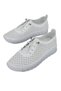 , Women's Genuine Leather Casual Shoes 1611046Z8031 White - 5