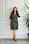 Square Neck Flannel Dress