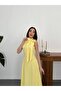 Women's Bow Detailed Zero Sleeve Long Dress - 5