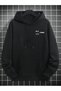 Men's Brooklyn Bridge Printed 3 Thread Oversize Hooded Hoodie Sweatshirt - 3