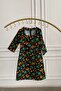 Square Neck Flannel Dress - 3