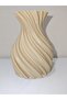 Silk Wave Spiral Vase – Unbreakable Decorative Modern, Minimalist Home Accessory (Flowers Not Included) - 2