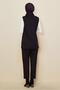 Double-Breasted Collar Pants Suit 46205 - 4