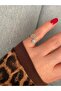 Limited Edition - Small Finger Drop Minimal Bottom Adjustable Joint Women's Ring - 2