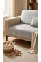 Sofa Cover 175X215 cm – Plain Sofa Cover, Non-Slip, Washable, Luxury Fabric Chenille Jacquard