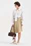 Women's Cuff-Look Tie Detailed Design Shirt - 5