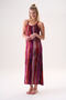 Double Strap Maxi Size Multi-Colored Summer Bamboo Fabric Women's Dress 26221 - 4
