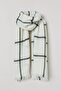 Black Striped White Scarf Luna - 4