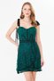 Corset Detailed Strappy Mini Evening Dress - 3