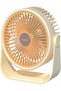 FLEXY Portable Small Desktop Fan – Compact, 1200mAh rechargeable battery, 90° adjustable, low noise,