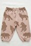 100% Cotton Elastic Cuffed Patterned Baby Boy Sweatpants - Soft Combed Cotton Baby Pajama Bottoms - 5