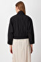 High Collar Parachute Fabric Coat - 4