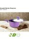 12 Piece Granite Set Steel Lid - Violet - 5
