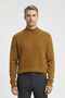 Men's Half Turtleneck Patterned Sweater