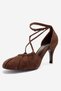 Eliza Brown Suede Women's Heeled Shoes - 4