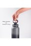 950ml Stainless Steel Water Bottle, Insulated Thermos Flask, Leakproof, Gym, Travel (Black) - 4