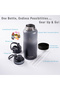 950ml Stainless Steel Water Bottle, Insulated Thermos Flask, Leakproof, Gym, Travel (Black) - 7