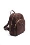 Coffee - Brown Suede Women's Backpack Sp1062 - 2