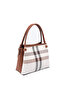 Cream - Tan Plaid Women's Handbag Sp1254 - 4