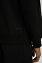 Foursquare Men's Stand Collar Half Zipper Top Black - 6