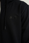 Sports Club Sz 3 Men's Hooded Full-Length Zippered Sweatshirt Navy Blue - 4