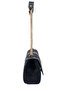 Black - Black Suede Women's Crossbody Bag Sp1139 - 3