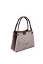 Coffee Yellow - Brown Plaid Line Square Women's Handbag Sp1254 - 4