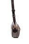 Coffee Yellow - Brown Plaid Line Square Women's Crossbody Bag Sp1267 - 5