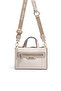 Sand Beige - Sand Plaid Line Square Women's Handbag Sp1271 - 3