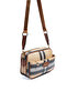 Beige - Tan Plaid Women's Crossbody Bag Sp1267 - 2