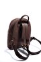 Coffee - Brown Suede Women's Backpack Sp1062 - 4