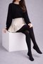 6-Pack Black Girls' School Tights, 50 Micron Girls' Socks, Girls' Socks - 4