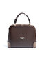 Coffee - Mink Plain Women's Handbag Sp706