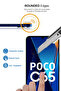 واقي شاشة زجاجي ممتاز لهاتف POCO C65 - 2