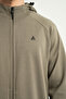 Plenty Jr Pro Full-Length Zippered Lightweight Wool Men's Hooded Sweatshirt Khaki - 4