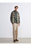 Comfortable Fit Long Sleeve Plaid Men's Lumberjack Shirt Jacket - 2