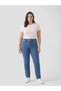 Trendlucky High Waist Slim Mom Women's Jean Pants with Difference - 2