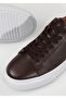 Dr Men's Brown Genuine Leather Comfortable Daily Sneaker Shoes - 4