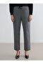 Nevavm Women's Patterned Pleated Trousers with Elastic Waist - 2