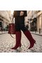 Borda Suede Genuine Leather Women's Pointed Toe Boots with Gussets