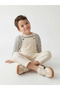 Beige Gabardine Boy's Salopet