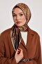 Abstract Striped Double Pattern Gradient Sparkling Crystal Scarf - 2