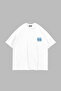 816 Urban Spirit Printed Oversize Unisex White Tshirt - 2