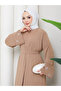 Women's Embroidered Detailled Double Birthday Dress with Sleeves, Two Pieces - 8