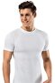 Men's American Collar Short Sleeve 100% Cotton T-Shirt Athlete 1165-1168